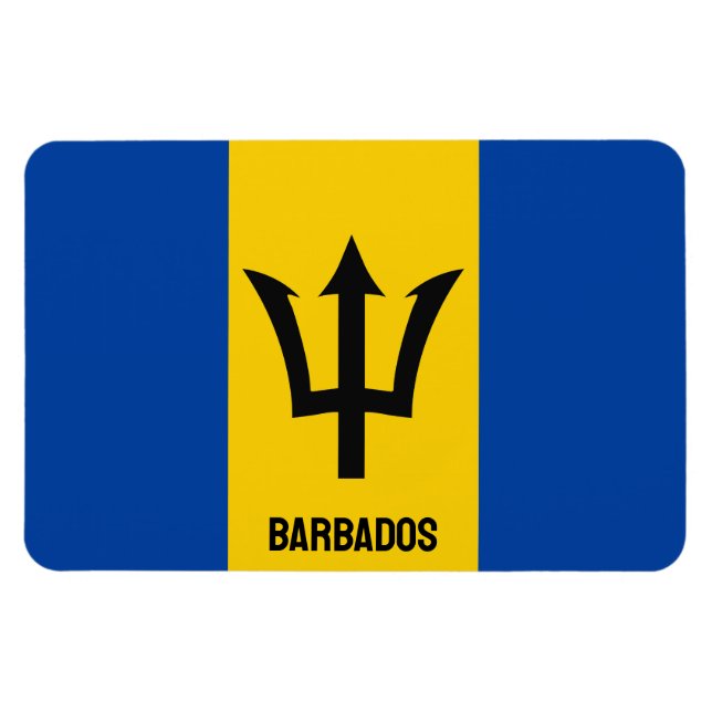Barbados Flag Magnet (Horizontal)