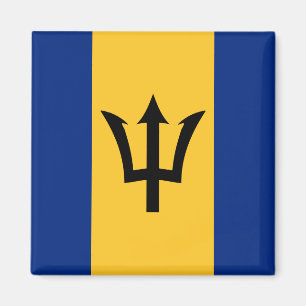 Barbados Flag Magnet