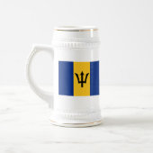 Barbados Flag ~ Map Mug (Left)