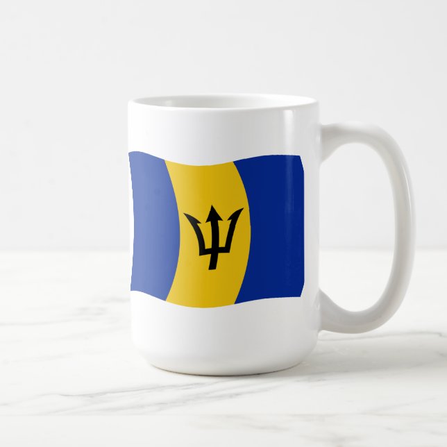 Barbados Flag Mug (Right)