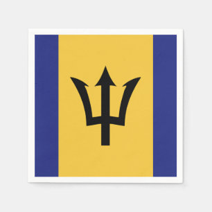 Barbados Flag Napkin