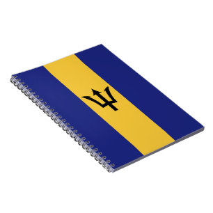 Barbados flag notebook