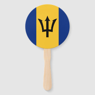 Barbados Flag Set of Fans