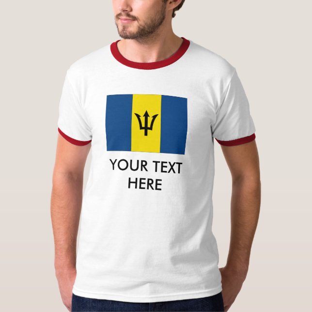 Barbados Flag T-Shirt (Front)