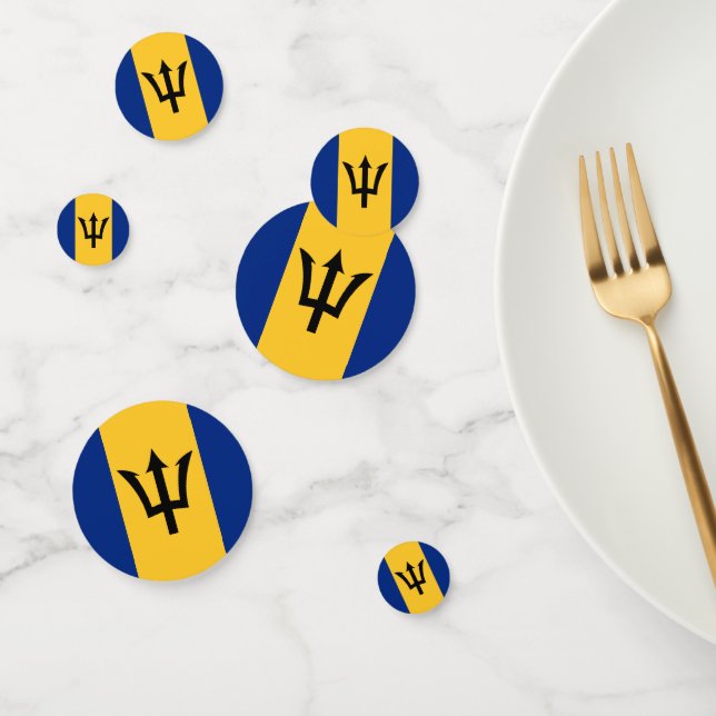 Barbados Flag Table Confetti (Group)