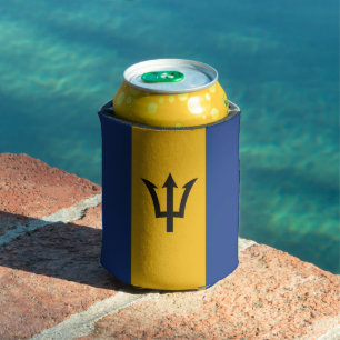 Barbados Flag Totally Can Cooler