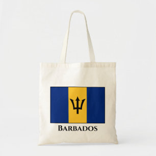 Barbados Flag Tote Bag