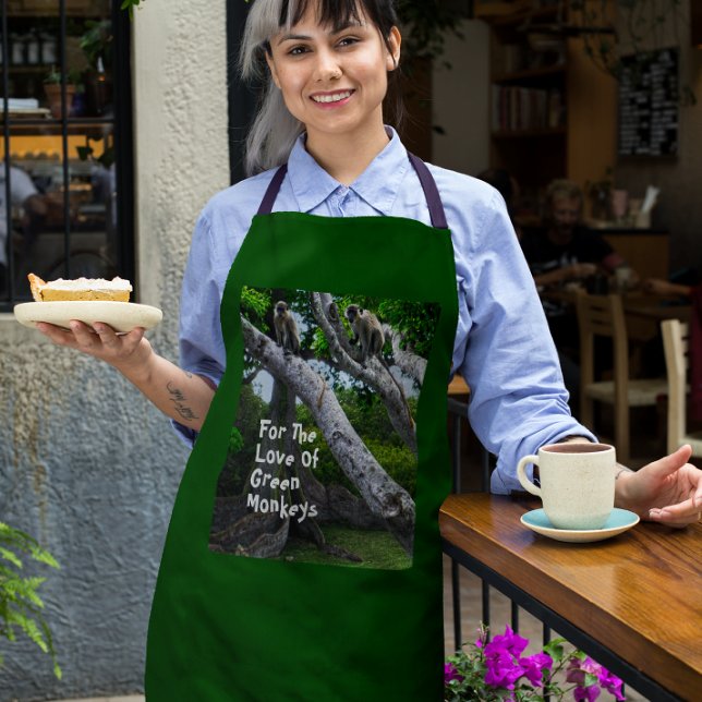 Barbados Green Monkeys Apron (Creator Uploaded)
