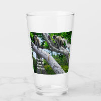 Barbados Green Monkeys Glass