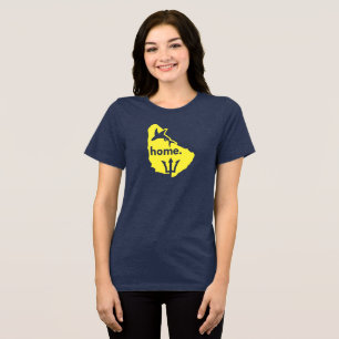 Barbados Is Home Tri-Blend Shirt