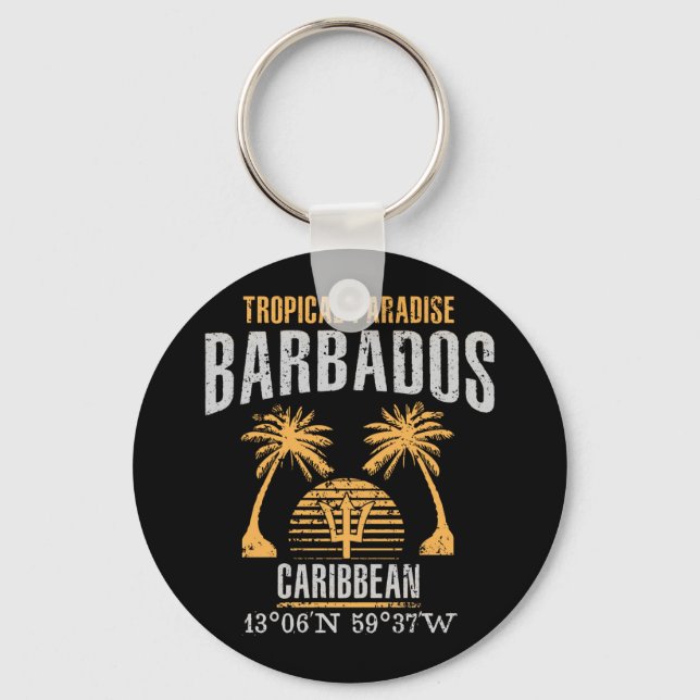 Barbados Key Ring (Front)