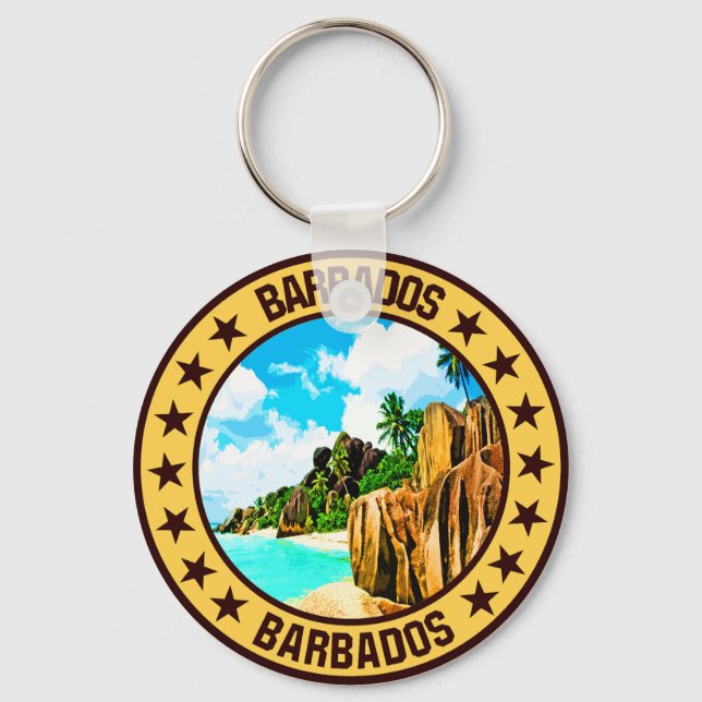 Barbados                                           key ring (Front)