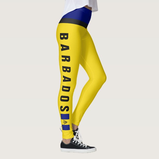 Barbados Leggings | Mini Flag (Right)