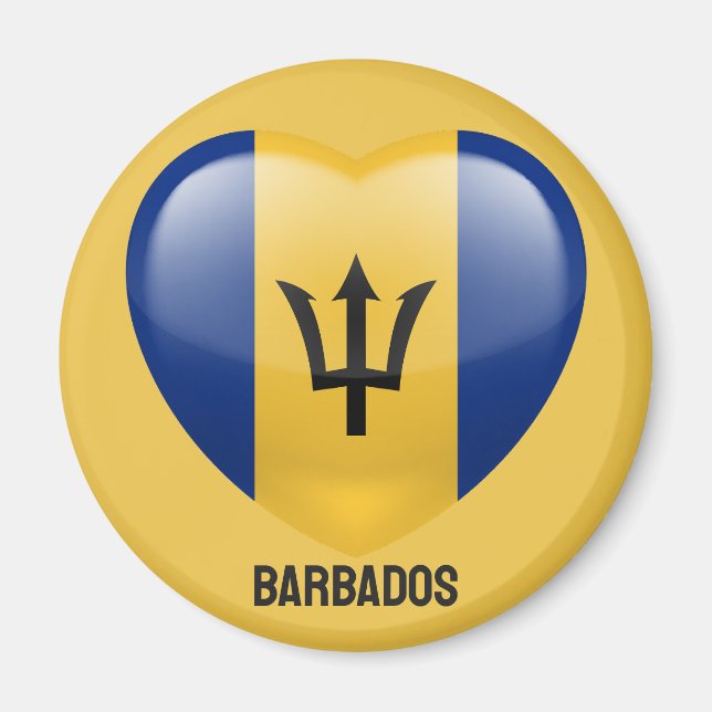 Barbados Love Magnet (Front)