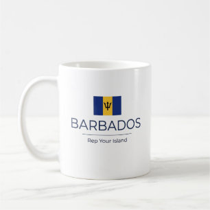 Barbados Minimalist   Everyday Pride Coffee Mug