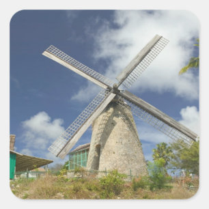 BARBADOS, North East Coast, Morgan Lewis: Morgan Square Sticker