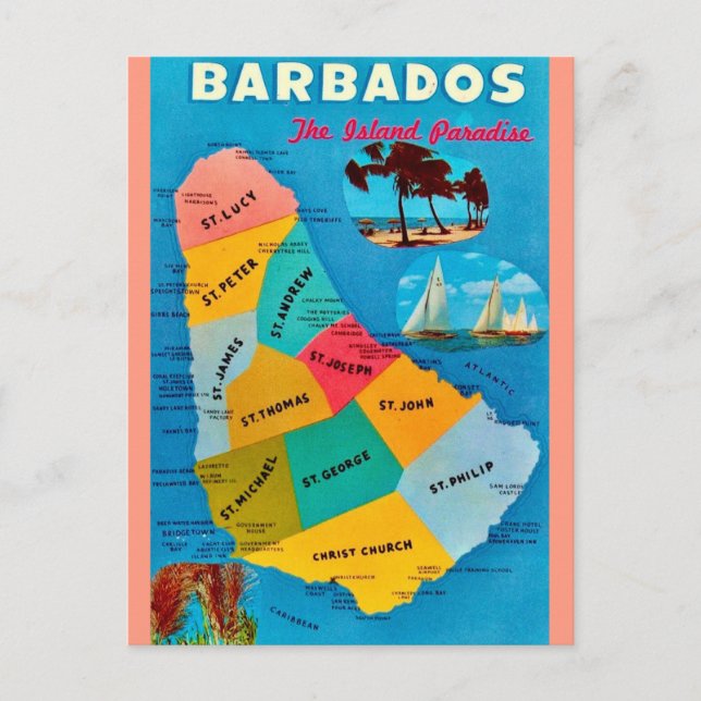 Barbados - Paradise Postcard (Front)