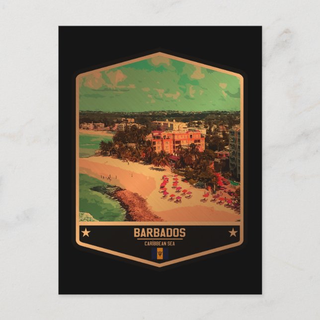 Barbados Postcard (Front)