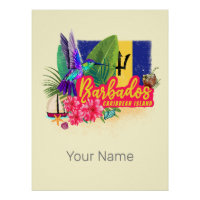 Barbados Retro Caribbean Vintage Island Souvenir