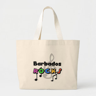 Barbados Rocks Large Tote Bag