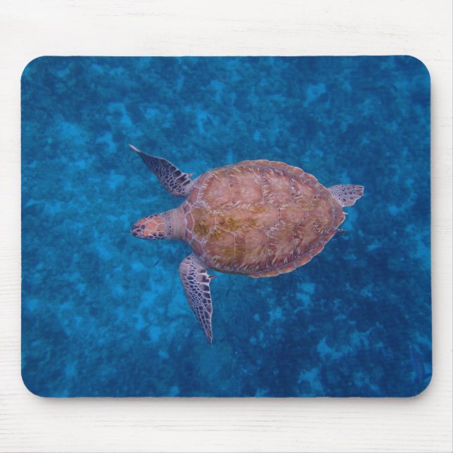 Barbados Sea Turtle Mouse Pad (Front)