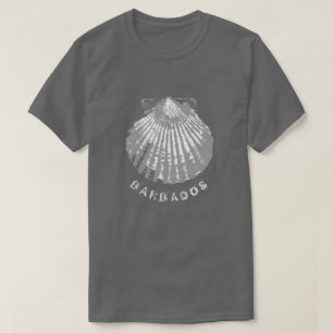Barbados seashell distressed T-Shirt