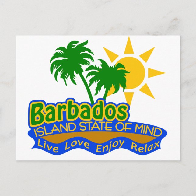 Barbados State of Mind postcard (Front)