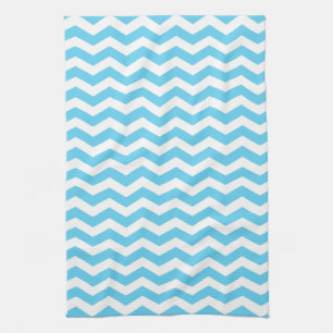 Barbados Surf Wave Chevron Tea Towel