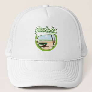 Barbados Travel logo Trucker Hat