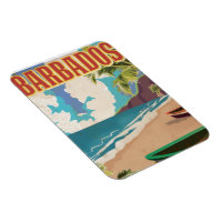 Barbados travel poster