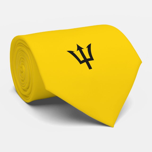 Barbados Trident Neck Tie (Rolled)