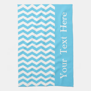 Barbaods Surf Wave Chevron customisable Tea Towel