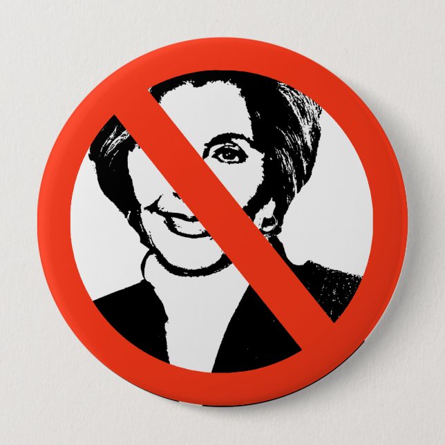Barbara Boxer 10 Cm Round Badge (Front)