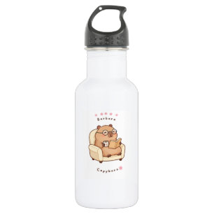 Barbara Capybara Reading Book Cute Cosy Mug 532 Ml Water Bottle