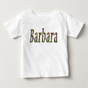 Barbara Girls Name Logo, Baby T-Shirt