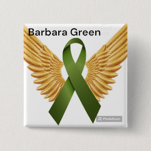 Barbara Green 15 Cm Square Badge