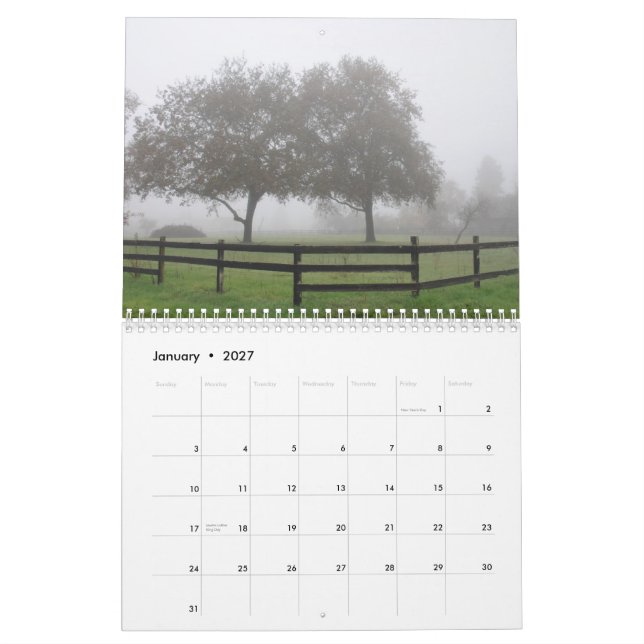 Barbara Hall - Travels: Home and Abroad, 2012 Calendar (Jan 2027)