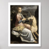 Barbara Longhi – Dame mit Einhorn – Unicorn
