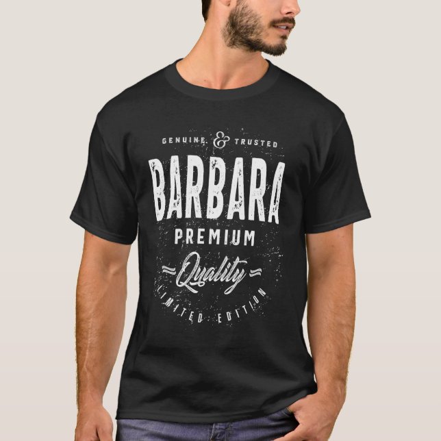 Barbara Personalised Name Birthday Gift T-Shirt (Front)