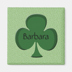 Barbara Shamrock Magnet