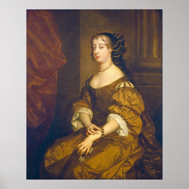 Barbara Villiers - Sir Peter Lely Fine Art Poster (Front)