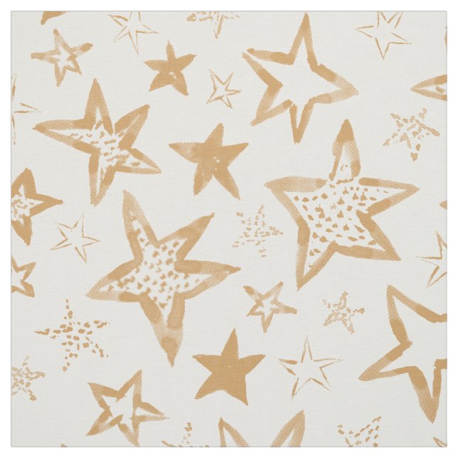 BARBARIAN Dancing Stars Gold Fabric (Swatch)