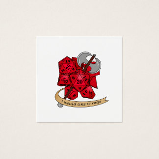 Barbarian Dice Design