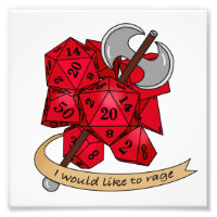 Barbarian Dice Design