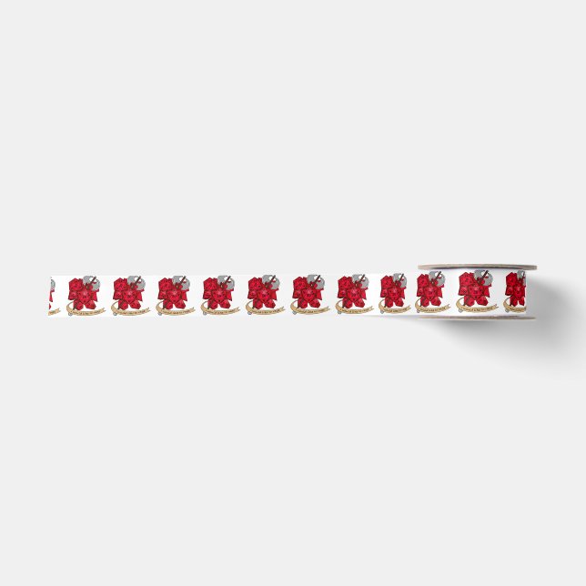 Barbarian Dice Design Satin Ribbon (Front)
