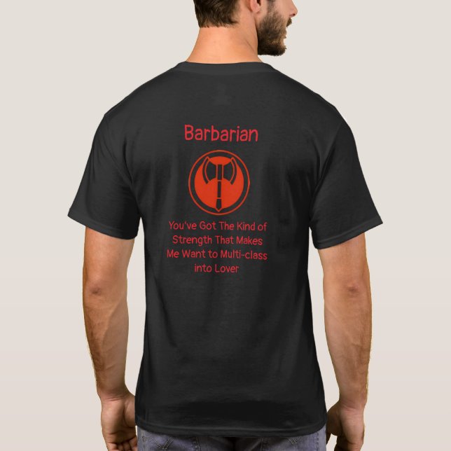 Barbarian Lover T-Shirt (Back)