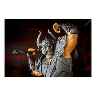 Barbarian Toy Photography Wall Art Poster
