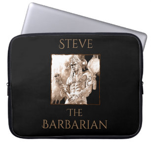 Barbarian Warrior Personalised Laptop Sleeve