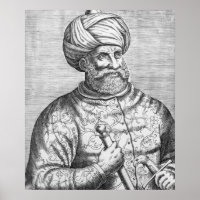 Barbarossa, illustration from Andre Thevet's