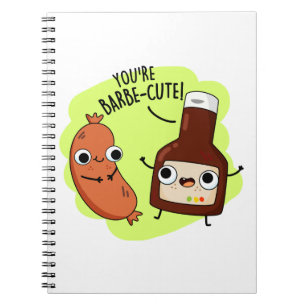 Barbe-cute Funny Barbecue Pun Notebook